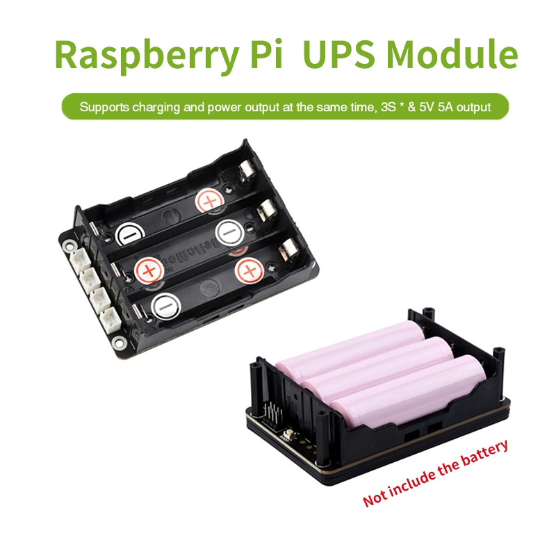 Raspberry Pi Uninterrupted Power Supply Ups 18650 - Raspberry Pi 5 UPS หมวกรองรับ 18650