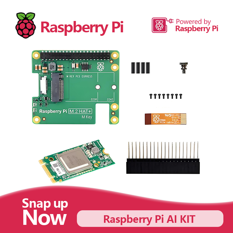 Raspberry Pi Ai Kit Hailo-8L - ชุดอุปกรณ์สำหรับ Raspberry Pi 5อย่างเป็นทางการสำหรับ Raspberry Pi