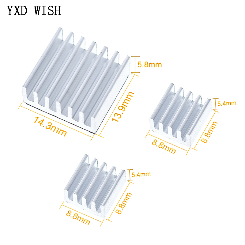 Raspberry Pi Water Cooling Kit - 30 ชิ้นชุดระบายความร้อนอลูมิเนียมกาว Raspberry Pi ฮีทซิงค์ Cooler