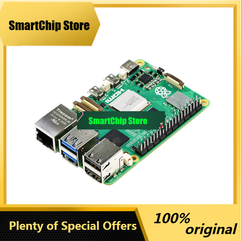 Raspberry Pi 5 8Gb Board - SmCpOfficial Raspberry Pi 5 คอมพิวเตอร์บอร์ดเดี่ยว 2GB