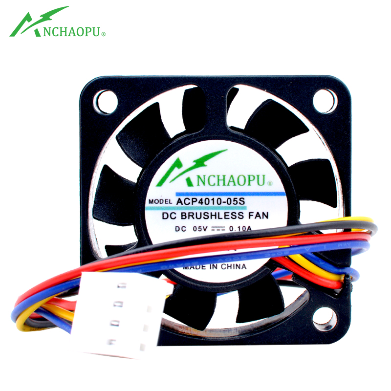 Raspberry Pi Water Cooling Kit - ANCHAOPU 4 ซม.40 มม.พัดลม 40x40x10 มม.DC5V