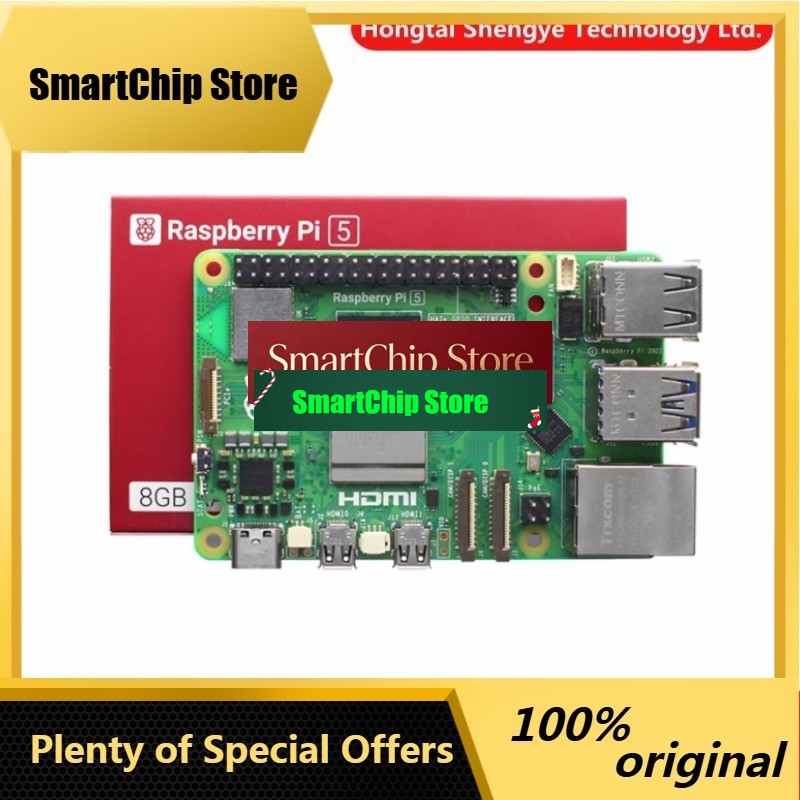 Raspberry Pi 5 8Gb Board - บอร์ดพัฒนา Raspberry Pi 5 รุ่นใหม่ของแท้ 4GB