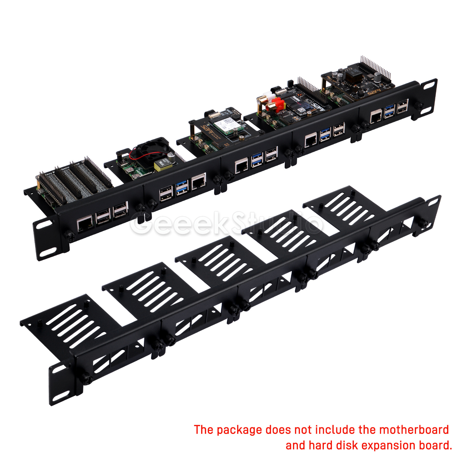 Raspberry Pi Rackmount 1U 19 Inch - 1U Rack Mount สําหรับ Raspberry Pi