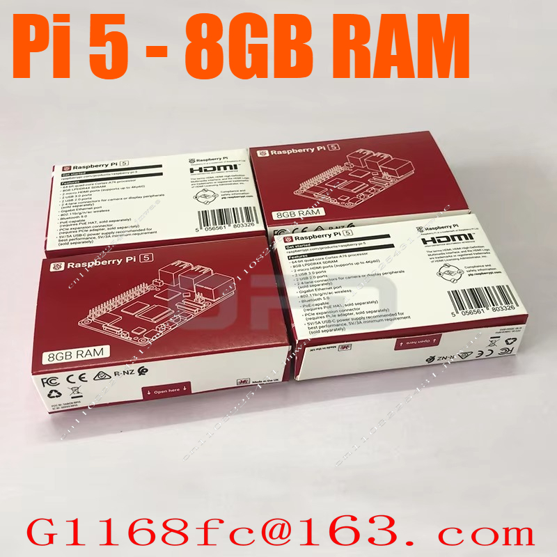 Raspberry Pi 5 8Gb Board - Pi 5 2GB/4GB/8GB เมมโมรี่ บอร์ดพัฒนา คอมพิวเตอร์บอร์ดเดี่ยว