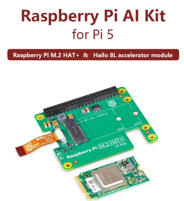 Raspberry Pi Ai Kit Hailo-8L - ชุดอุปกรณ์ Raspberry Pi 5 AI อย่างเป็นทางการ