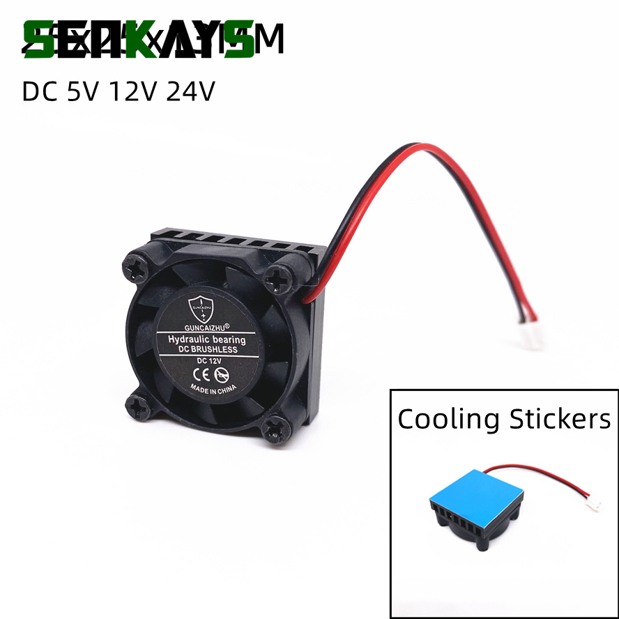 Raspberry Pi Water Cooling Kit - 2507 25มม.25x25x1 3มม.พัดลมทำความเย็นสำหรับ Raspberry Pi พัดลมความร้อน