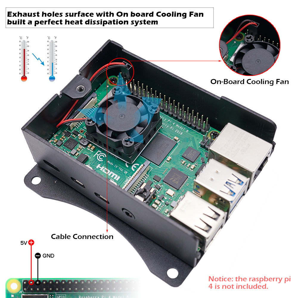 Raspberry Pi 4 รุ่นBอลูมิเนียม - Argon One V3 M.2 Nvme Case บทวิจารณ์และราคา
