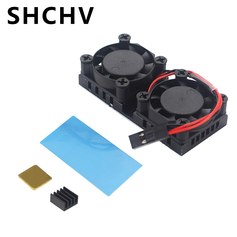 Raspberry Pi 4 พัดลมคู่พร้อมฮี - Raspberry Pi Water Cooling Kit บทวิจารณ์และราคา
