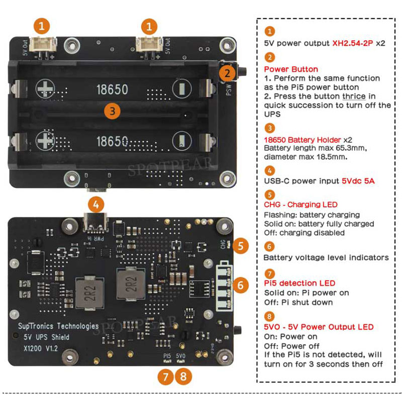 บอร์ดขยาย UPS สำหรับ Raspberry - Raspberry Pi Uninterrupted Power Supply Ups 18650 บทวิจารณ์และราคา