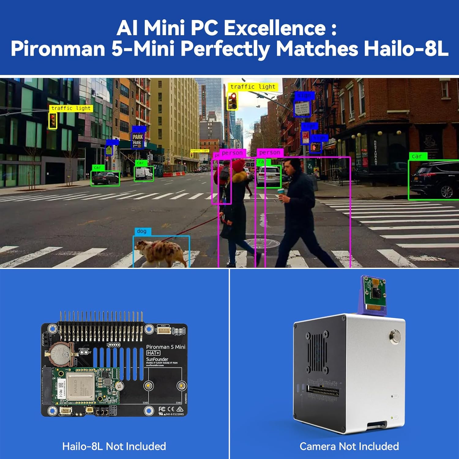 Pironman 5-Mini NVMe M.2 SSD P - Raspberry Pi Ai Kit Hailo-8L บทวิจารณ์และราคา
