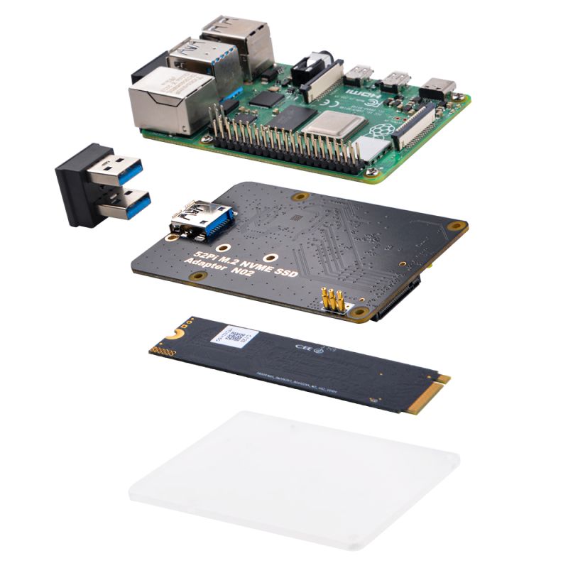 Raspberry Pi 4 รุ่น B M.2 NVME - Argon One V3 M.2 Nvme Case บทวิจารณ์และราคา