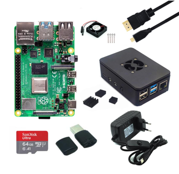 ชุดบอร์ดพัฒนาคุณภาพสูงดั้งเดิม - Raspberry Pi 4 8Gb Ram Kit บทวิจารณ์และราคา