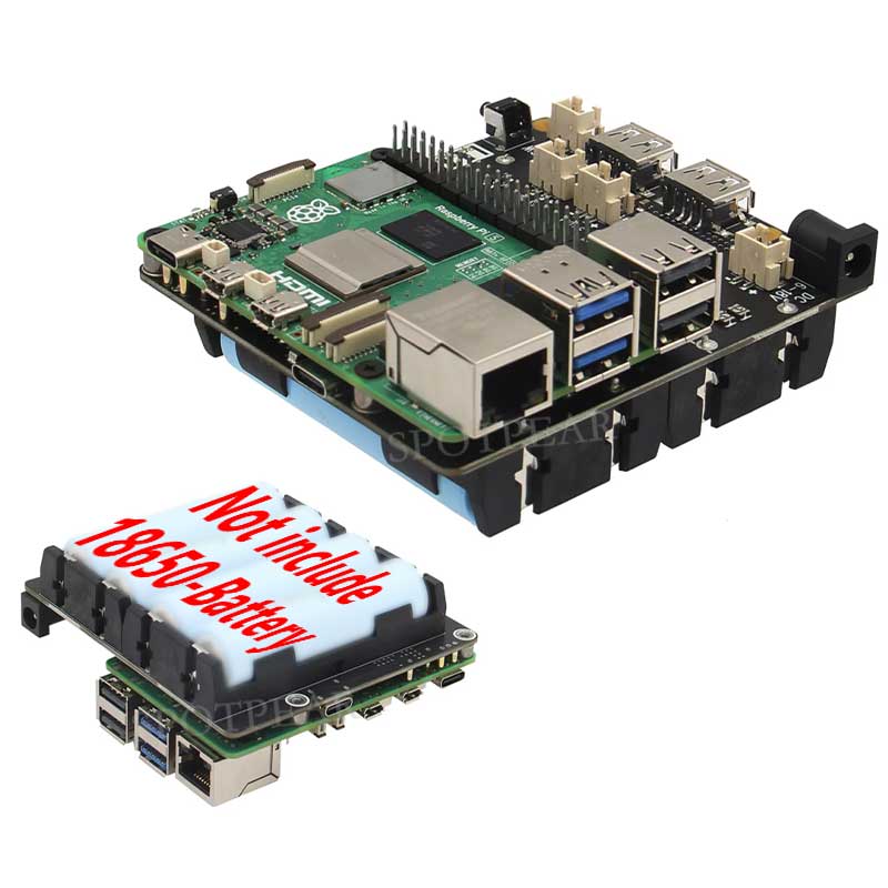 บอร์ดจ่ายไฟสำรอง X1202 สำหรับ  - Raspberry Pi Uninterrupted Power Supply Ups 18650 บทวิจารณ์และราคา
