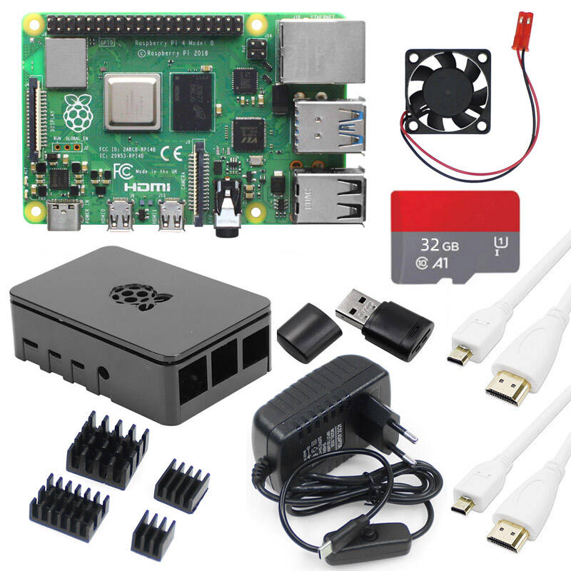 ชุดเริ่มต้น Raspberry Pi 4B 8G - Raspberry Pi 4 8Gb Ram Kit บทวิจารณ์และราคา