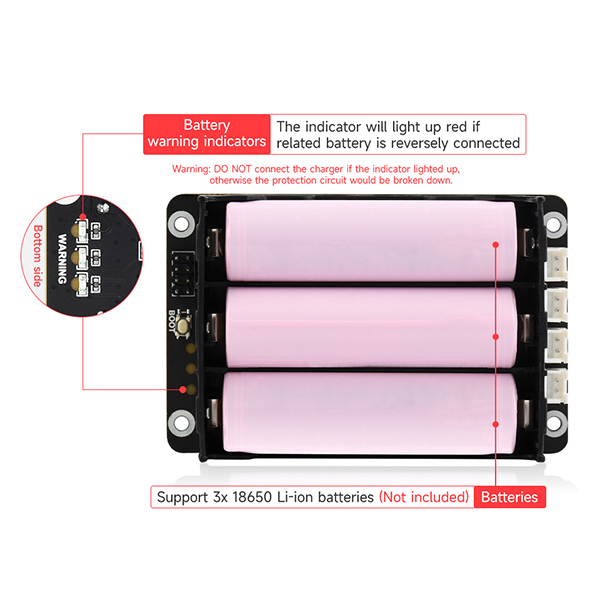 Raspberry Pi 5 UPS HAT รองรับแ - Raspberry Pi Uninterrupted Power Supply Ups 18650 บทวิจารณ์และราคา