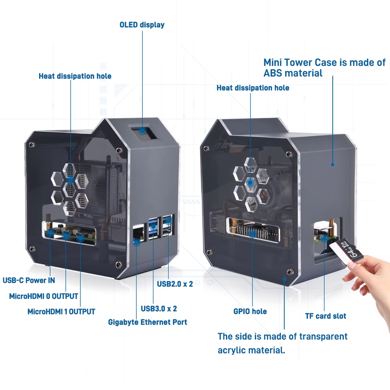 ชุดคอมพิวเตอร์ GeeekPi Raspber - Argon One V3 M.2 Nvme Case บทวิจารณ์และราคา