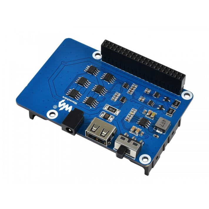 เวฟแชร์เครื่องสำรองไฟ UPS HAT  - Raspberry Pi Uninterrupted Power Supply Ups 18650 บทวิจารณ์และราคา